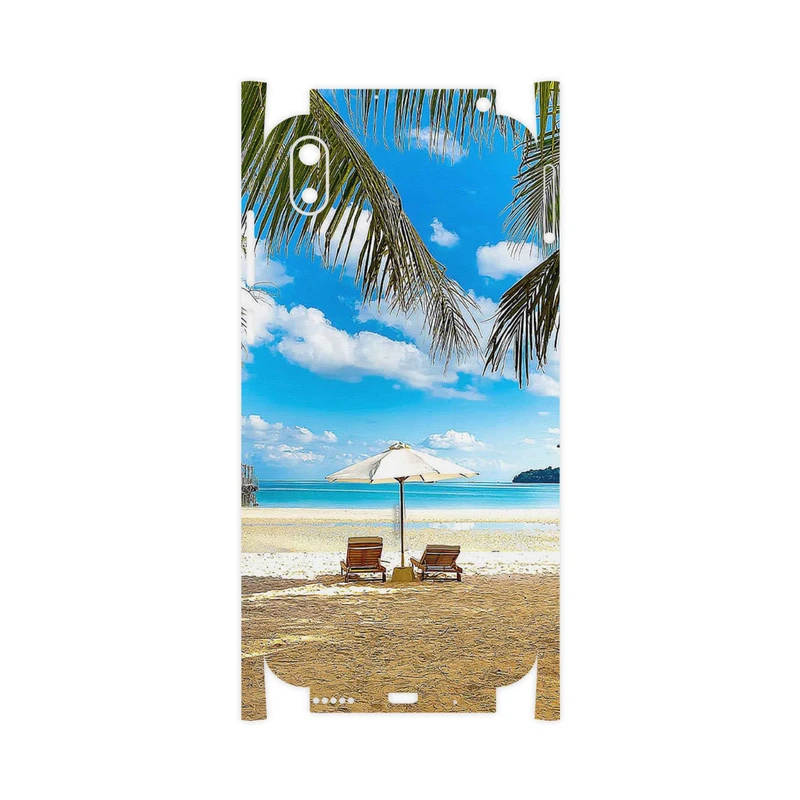 برچسب پوششی ماهوت مدل Beach-FullSkin مناسب برای گوشی موبایل هوآوی Y5 2019