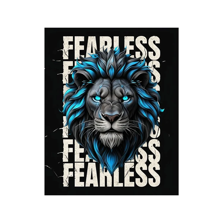 استیکر پارچه و لباس پاد آفرین مدل شیر کد 325