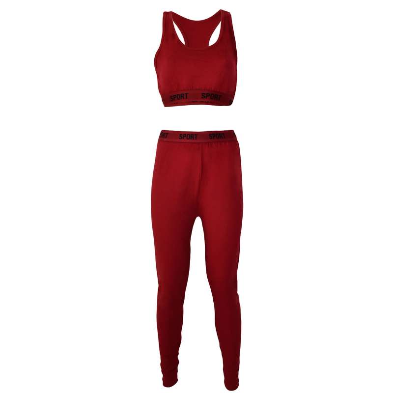 ست نیم تنه و لگینگ ورزشی زنانه گلینجیک مدل M-0316498