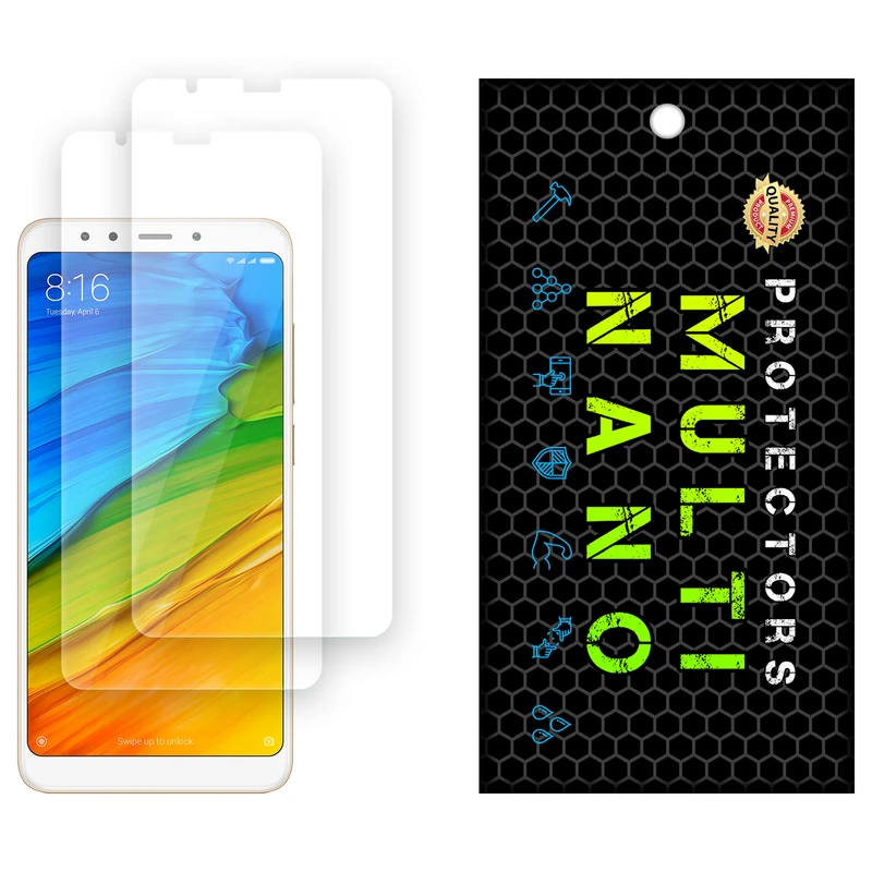 محافظ صفحه نمایش شفاف مولتی نانو مدل X-S2N مناسب برای گوشی موبایل شیائومی Redmi 5 بسته دو عددی