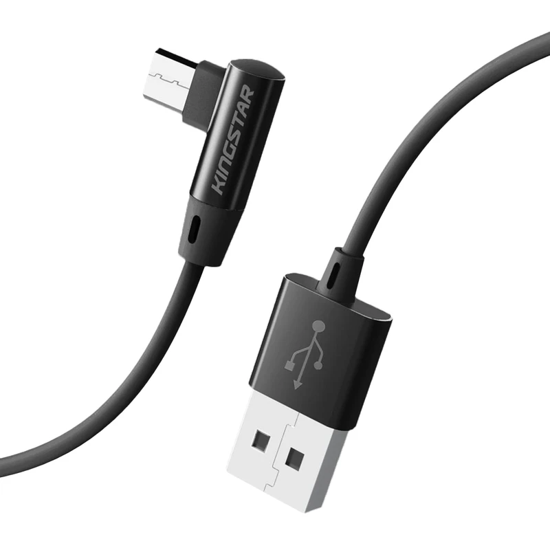 کابل تبدیل USB به MicroUSB کینگ استار مدل Vertical Fast K80A طول 1.1 متر