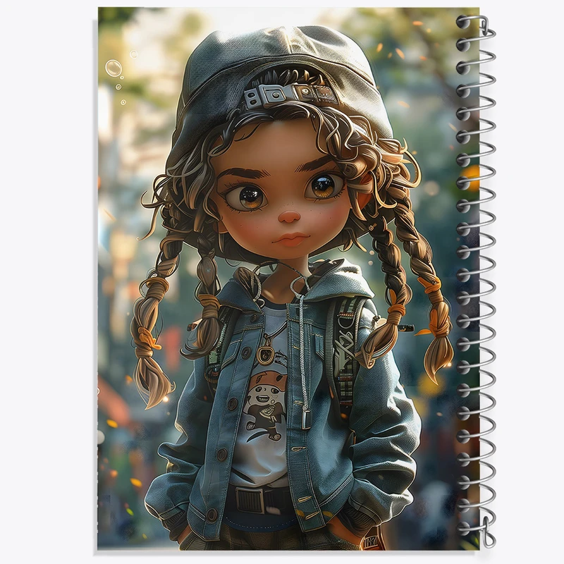 دفتر مشق 100 برگ خندالو طرح دخترانه کد N1270