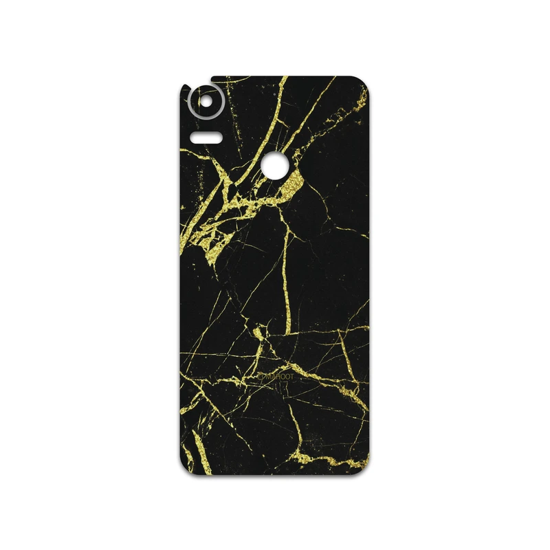 برچسب پوششی ماهوت مدل Graphite-Gold-Marble مناسب برای گوشی موبایل اچ تی سی Desire 10 Pro