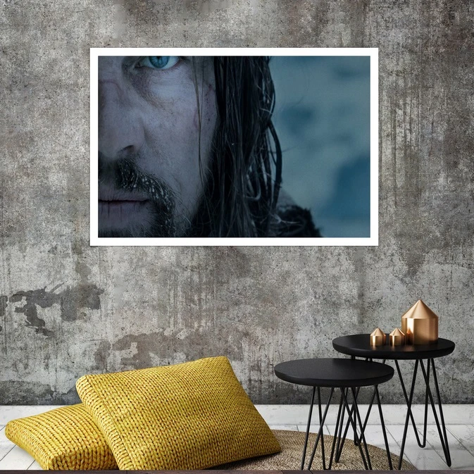 تابلو بکلیت طرح مشاهیر سینمای جهان لئونارد دی کاپریو  مدل قاب شاسی W-s8401