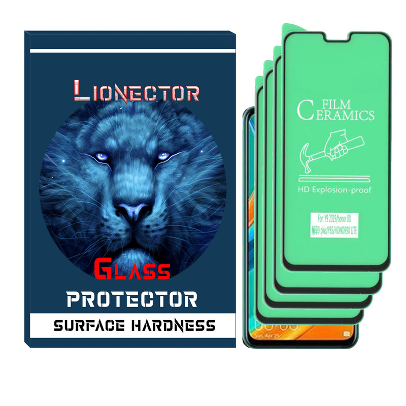 محافظ صفحه نمایش سرامیکی لایونکتور مدل LICR-04 مناسب برای گوشی موبایل آنر 8X بسته چهار عددی