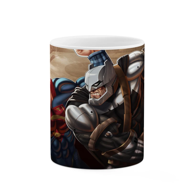 ماگ کاکتی طرح بتمن و سوپرمن کد mgp12951