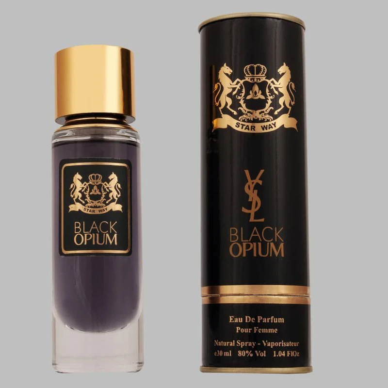 عطر جیبی زنانه استاروی مدل بلک اپیوم حجم 30 میلی لیتر