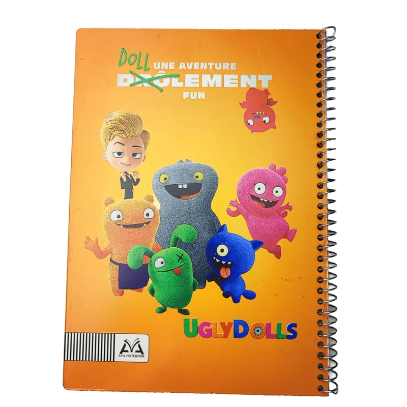 دفتر مشق 40 برگ آوا مدل عروسک ها