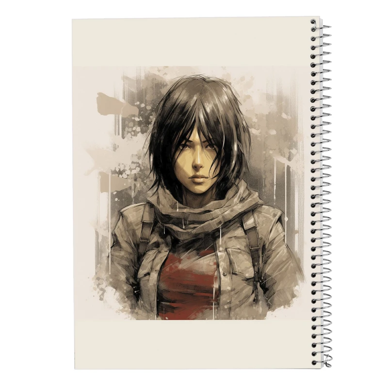دفتر ژورنال نویسی 50 برگ مدوپد مدل نقطه ای طرح Attack on Titan کد DF10445