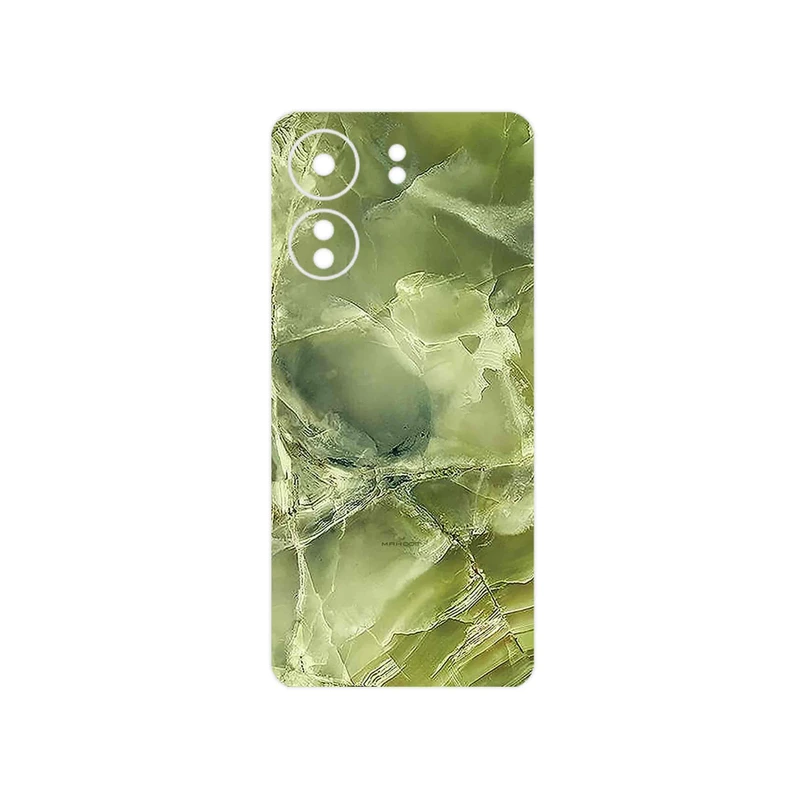 برچسب پوششی ماهوت مدل Green_Crystal_Marble مناسب برای گوشی موبایل شیائومی Redmi 13C