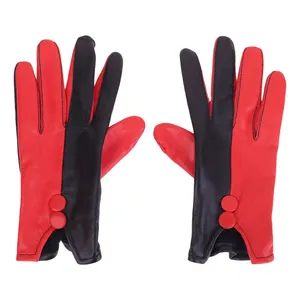 دستکش زنانه چرم یلسان مدل  دلوين کدgmz- DLVN-124-GSS