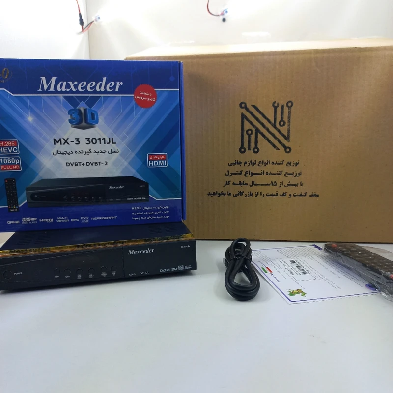 گیرنده دیجیتال DVB-T  مکسیدر مدل 3011 12 عکس شماره 2