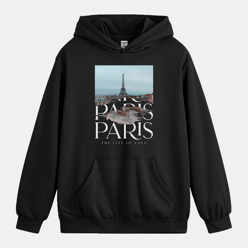 هودی مردانه باهرپوش شرق مدل فرانسه پاریس کد z499