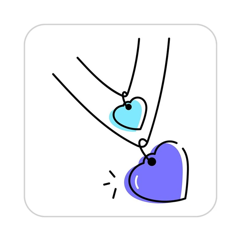 زیر لیوانی کاکتی طرح عاشقانه مدل mp39660