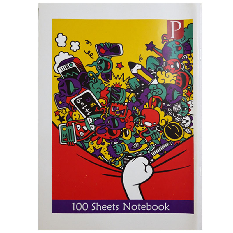 دفتر مشق 100 برگ مدل ایموجی