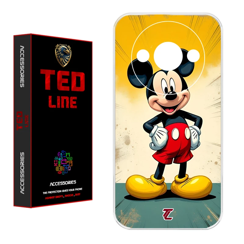 کاور تدلاین طرح میکی موس کد 1144 مناسب برای گوشی موبایل شیائومی Redmi A3