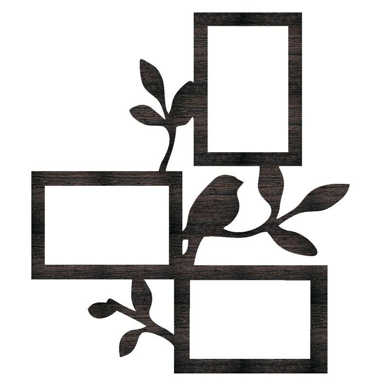 استند دیواری عکس مدل شاخه و پرنده سایز 60x40 سانتی متر