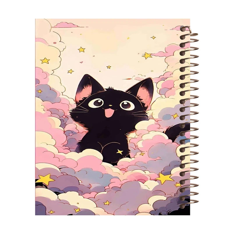 دفتر مشق 80 برگ طرح گربه کد J416