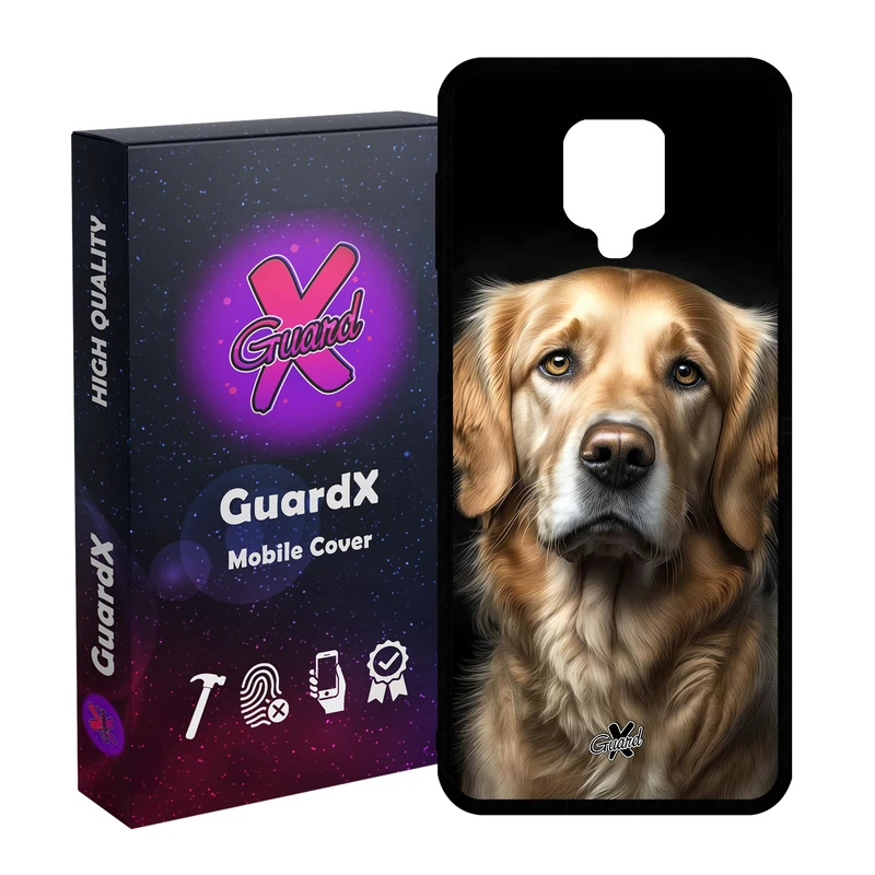 کاور گارد ایکس طرح سگ مدل Glass10607 مناسب برای گوشی موبایل شیائومی Redmi Note9 Pro/Note 9 Pro Max/Redmi Note 9S/MI Poco M2 Pro