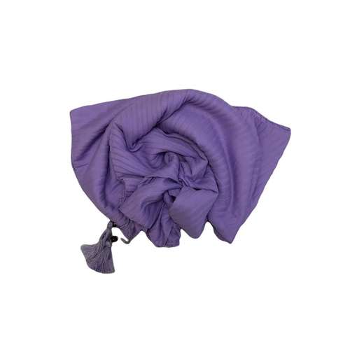 شال زنانه مدل پلیسه منگوله دار P06