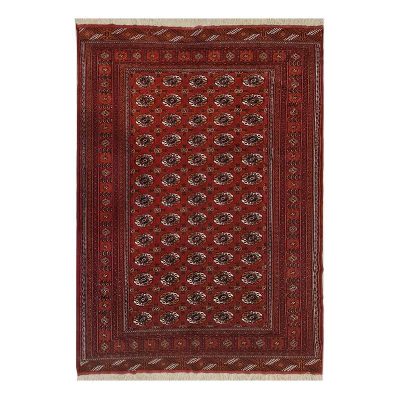 فرش دستبافت شش متری مدل ترکمن کد 1644