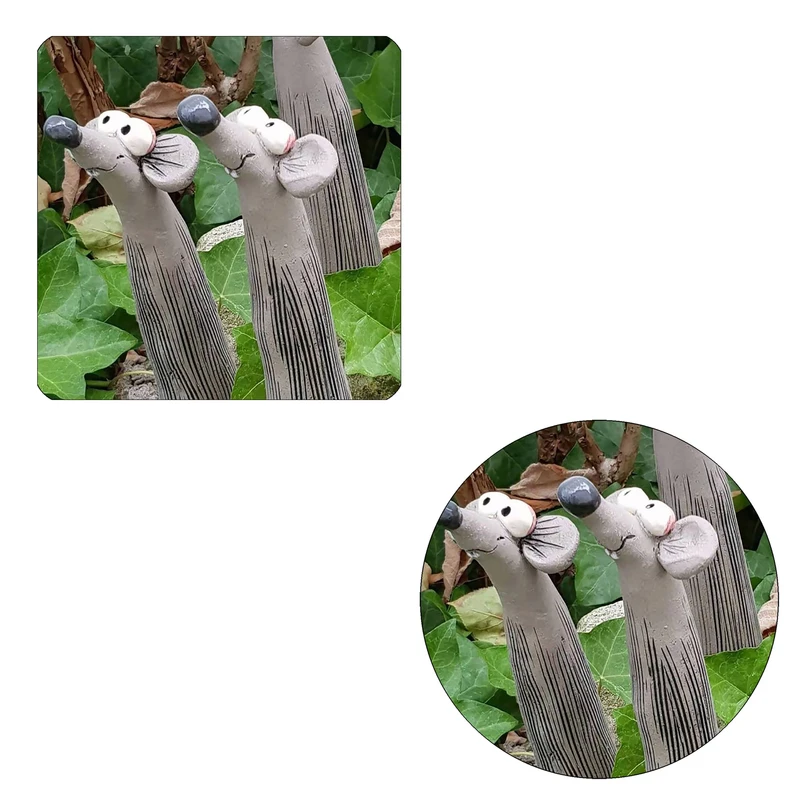 مگنت طرح مجسمه موش کد M1 به همراه زیر لیوانی