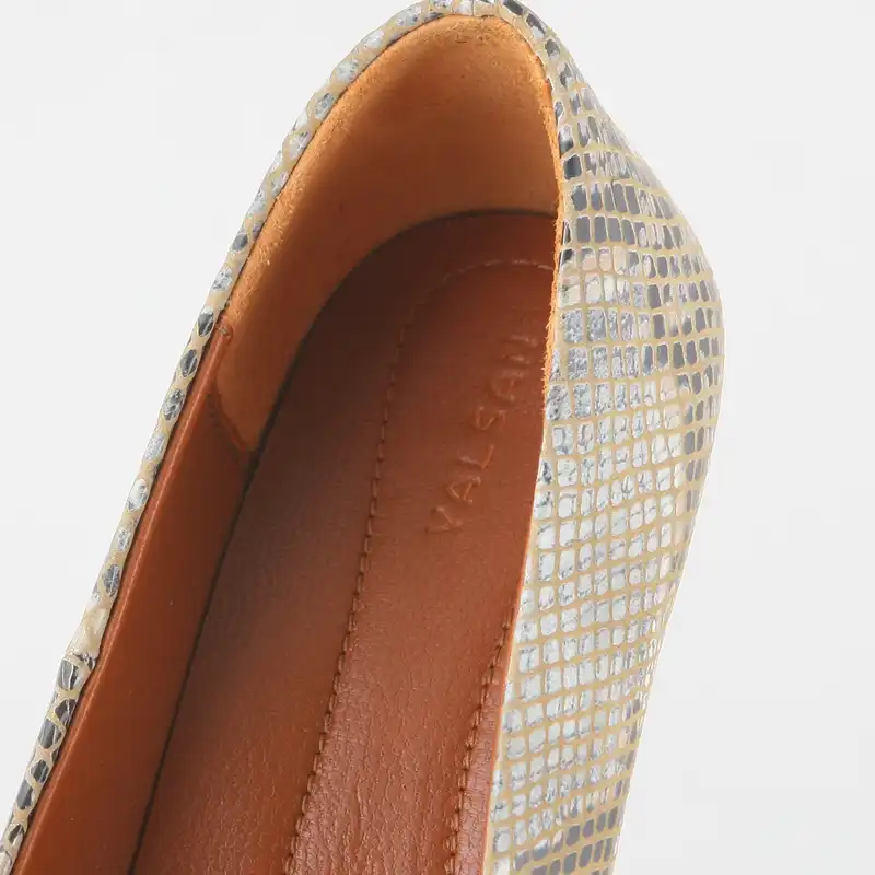 کفش زنانه چرم یلسان مدل آلیس کد RTL-643-krm