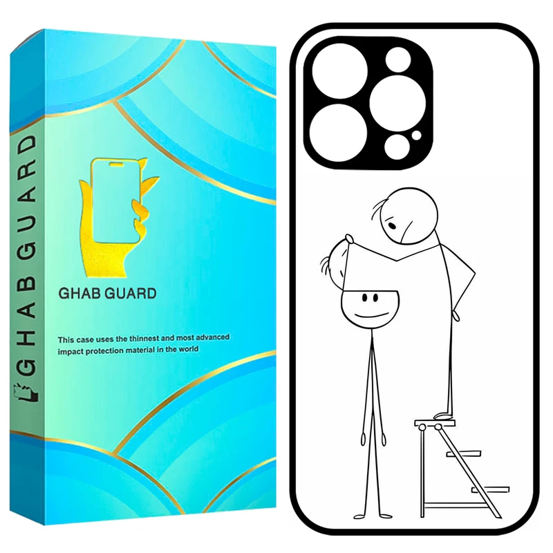 کاور قاب گارد طرح بی مخ مدل GCHP16P مناسب برای گوشی موبایل اپل iPhone 16 Pro