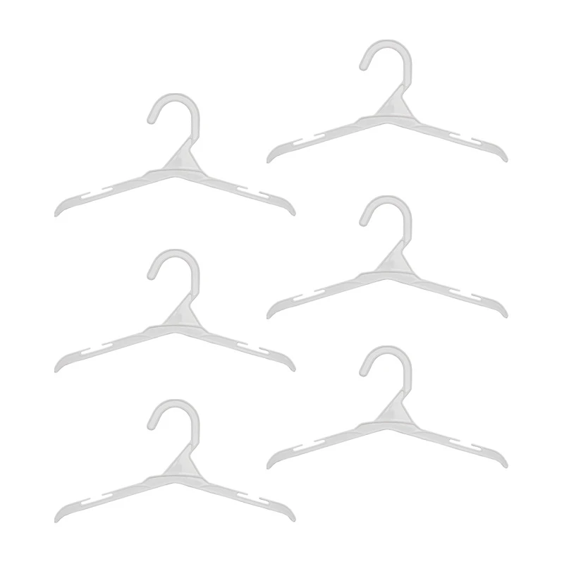 آویز لباس مدل  بچه گانه تک شاخه  بسته 6 عددی