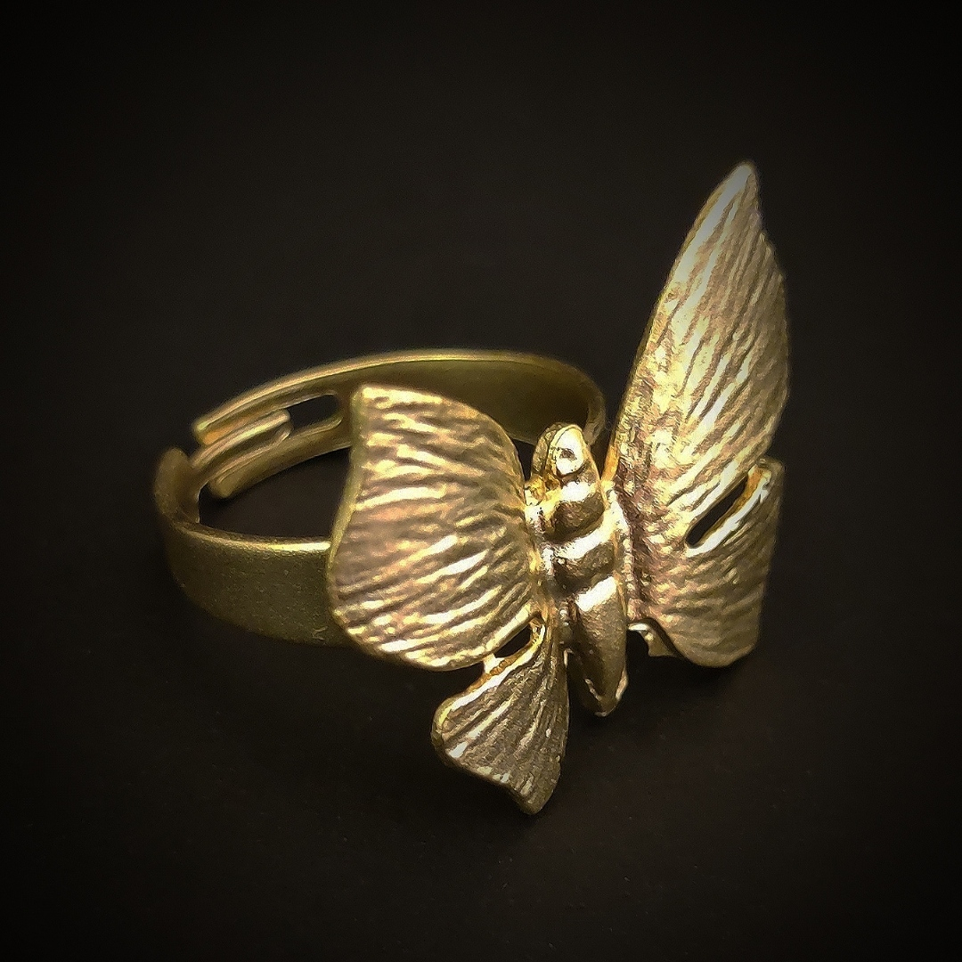 انگشتر زنانه مدل پروانه کد AR10