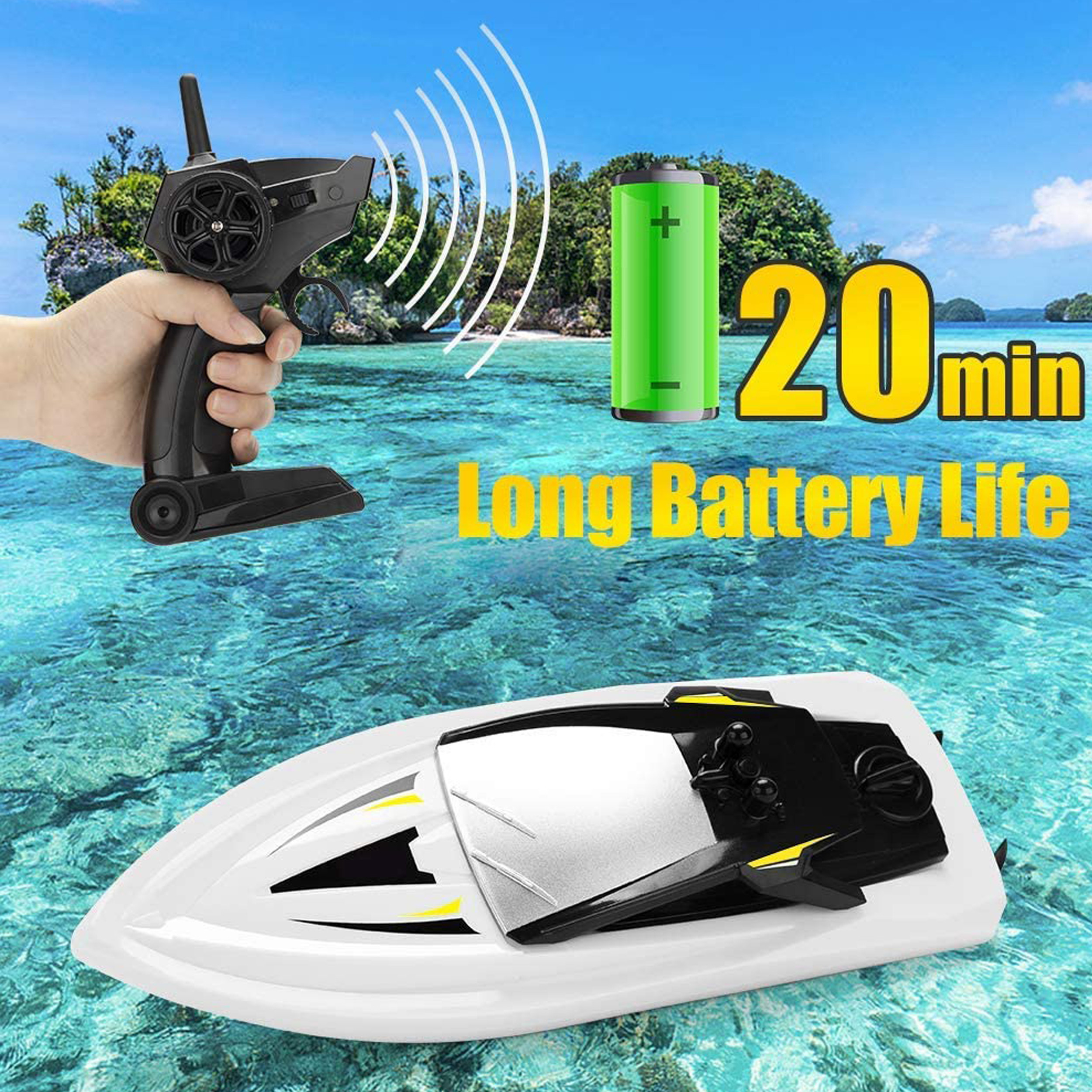 قایق بازی کنترلی سایما مدل Q5 MINI BOAT