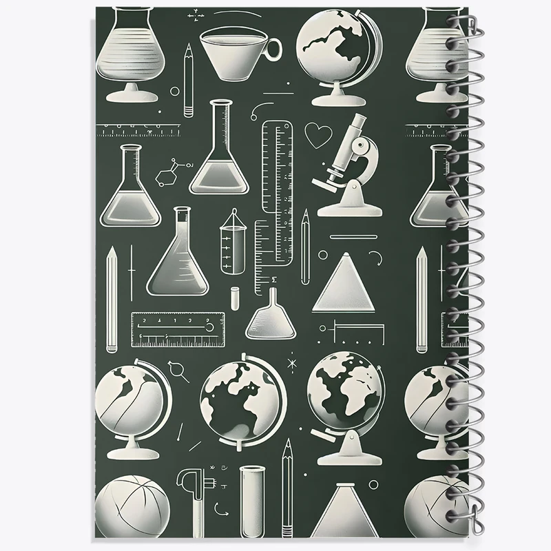 دفتر مشق 50 برگ خندالو طرح شیمی کد N5937