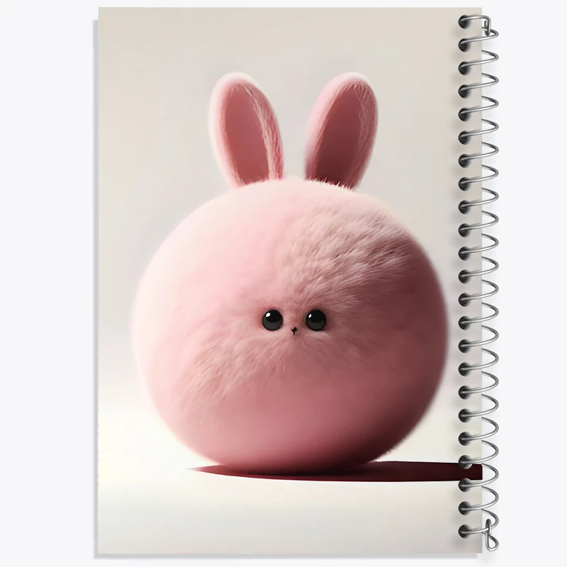 دفتر مشق 100 برگ خندالو طرح خرگوش کیوت کد F7955