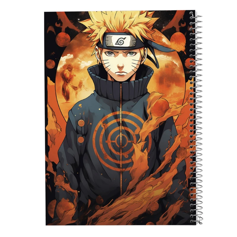 دفتر شطرنجی 50 برگ مدوپد مدل Naroto کد DF11087