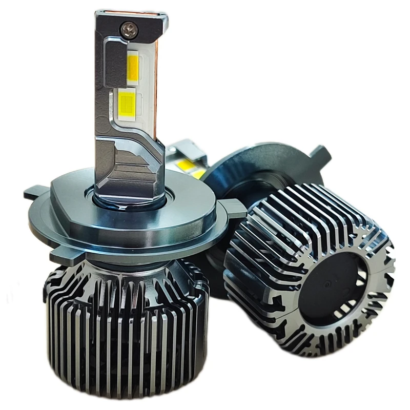 هدلایت لامپ خودرو اسکمو مدل ZX سه رنگ پایه H4 بسته دو عددی