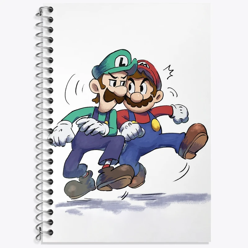 دفتر لغت 50 برگ خندالو طرح (Mario) بازی سوپر ماریو کد 31528