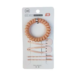 ست کش و گیره و سنجاق مو زنانه مدل 4005 مجموعه 5 عددی