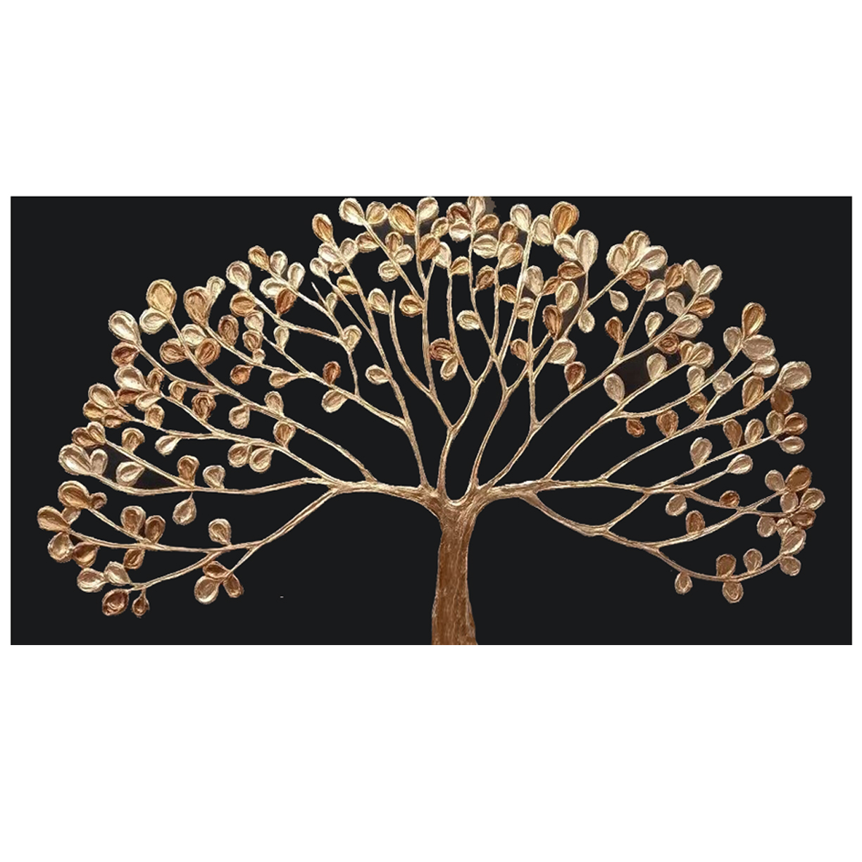 نکته خرید - قیمت روز تابلو نقاشی ورق طلا طرح درخت نقش برجسته کد 730 خرید