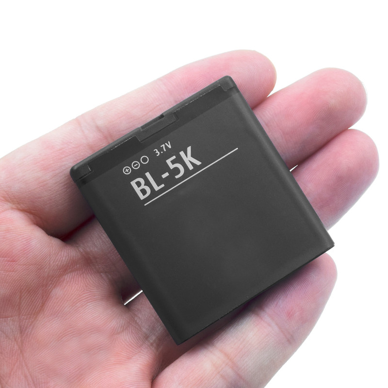 باتری موبایل مدل BL-5K ظرفیت 1200 میلی آمپر ساعت سازگار با گوشی موبایل نوکیا N85 / N86 / X7 / C7