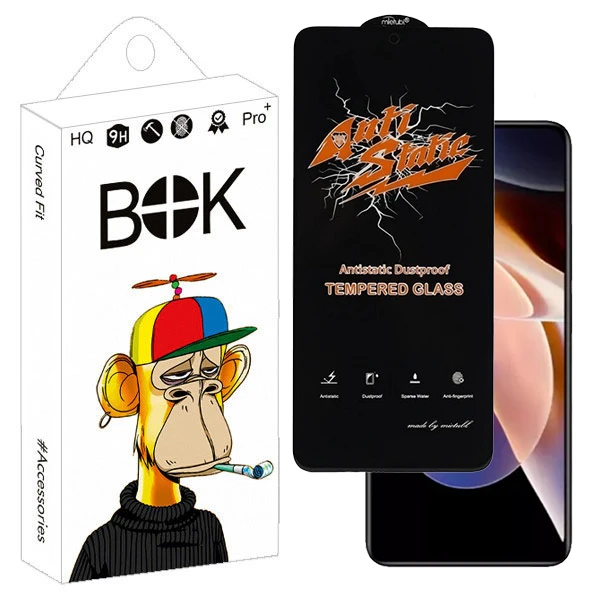 محافظ صفحه نمایش بوک مدل Antistatic Shield مناسب برای گوشی موبایل سامسونگ Galaxy a52 / Note 11 Pro Plus