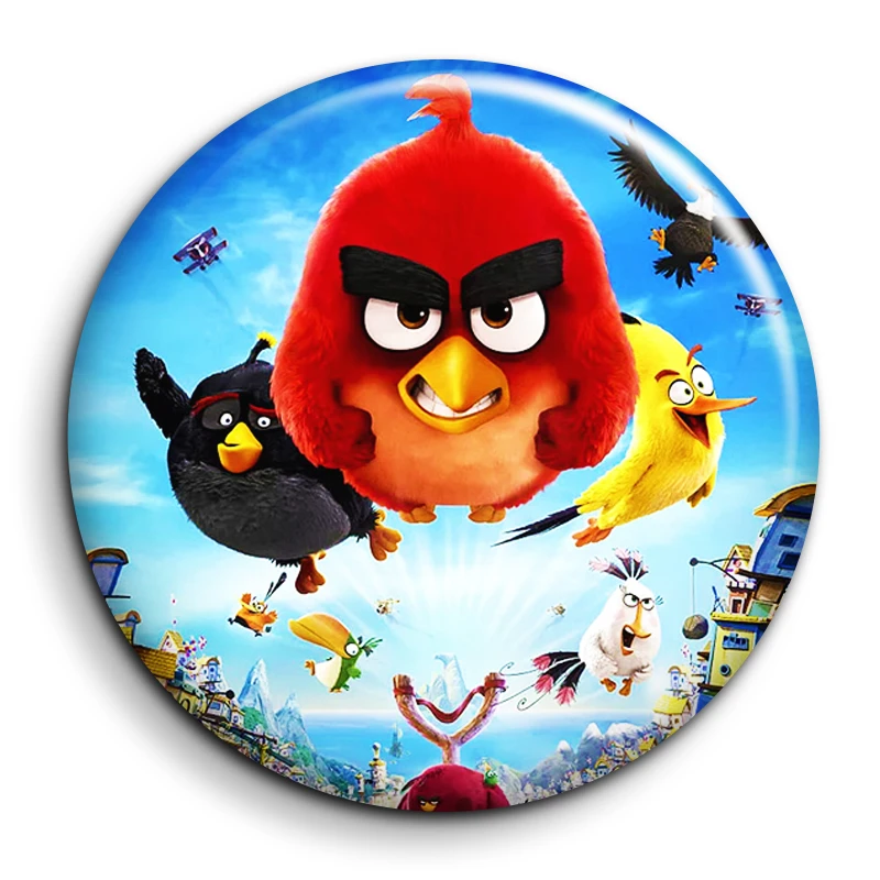 مگنت گالری باجو طرح پرندگان خشمگین کد Angry birds 45