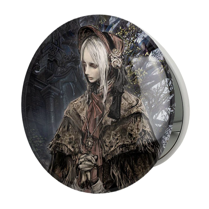 آینه جیبی خندالو طرح بازی بلاد بورن Blood Borne مدل تاشو کد 30070