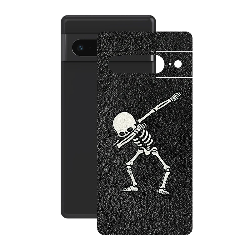 برچسب پوششی ریمکس مدل Leth طرح اسکلت مناسب برای گوشی موبایل گوگل Pixel 7 Pro