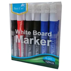 ماژیک وایت برد مدل شارژی بسته 12 عددی