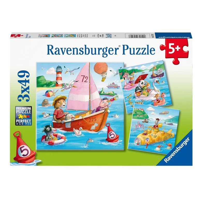 پازل 49 تکه راونزبرگر مدل On the Water کد 05720 مجموعه 3 عددی