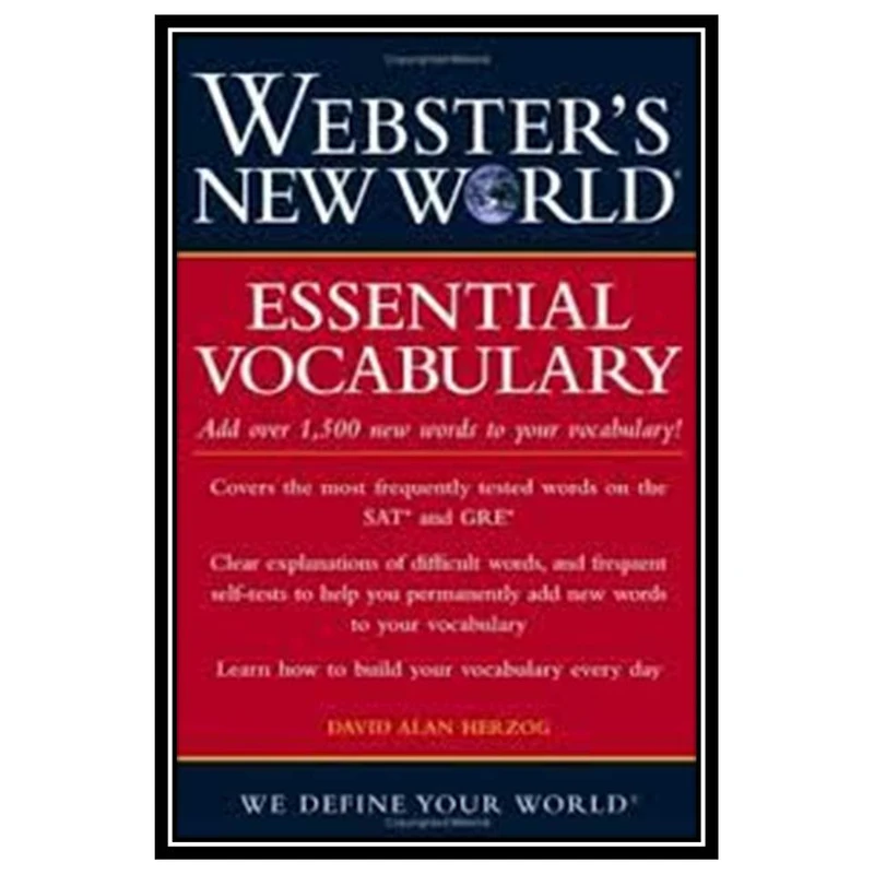 کتاب Webster's New World Essential Vocabulary for SAT and GRE اثر David Alan Herzog انتشارات مؤلفین طلایی