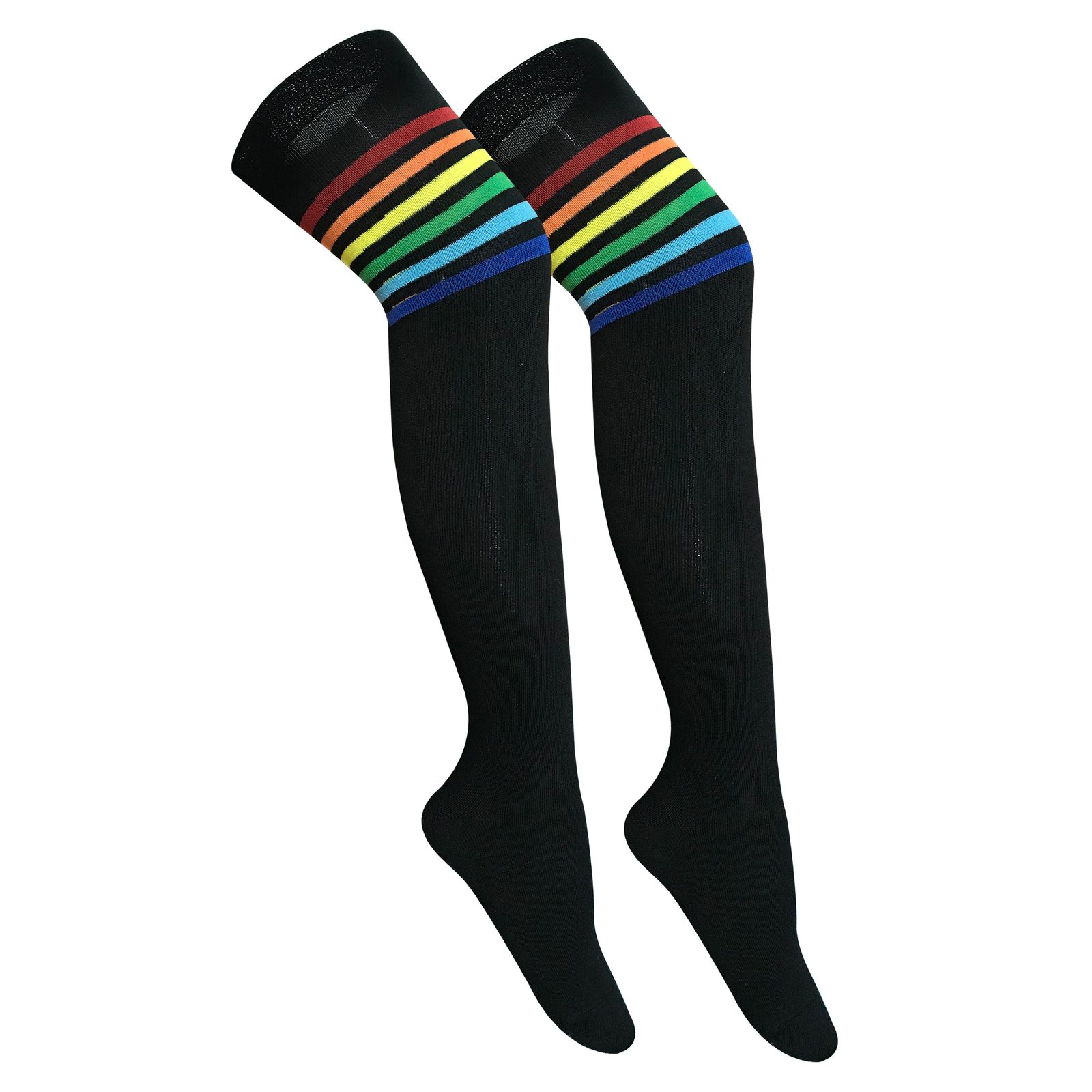 جوراب زنانه تن پوش هنگامه مدل رینگی رنگی کد B-0111 -  - 1