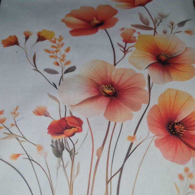 شومیز آستین بلند زنانه مدل لینن چاپی فلورا