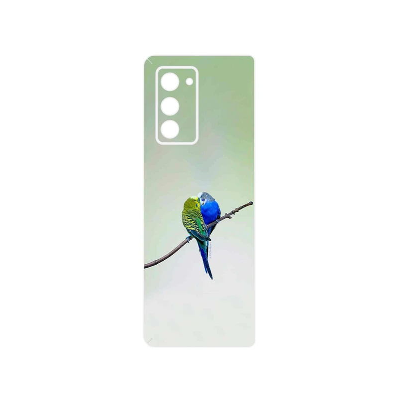 برچسب پوششی ماهوت مدل Lovebird مناسب برای گوشی موبایل سامسونگ Galaxy Z FOLD 2