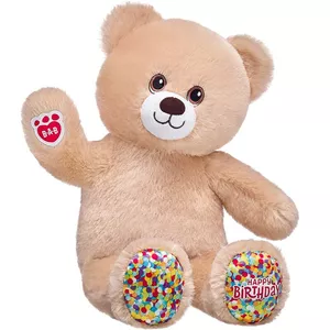 عروسک طرح خرس تدی مدل Build a Bear Happy Birthday کد SZ11/709 ارتفاع 40 سانتی‌متر